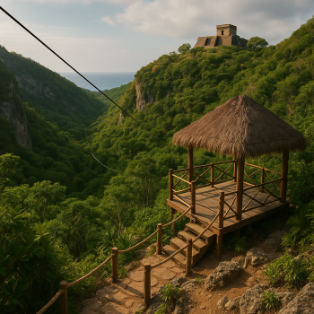 Adventurous vibe at a resort with snorkeling, ruins, and thrill-seeking excursions