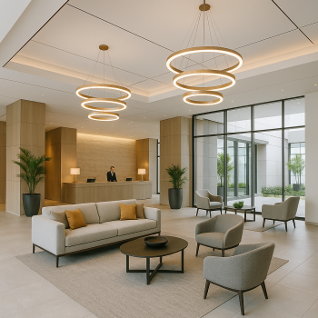 Modern vibe at a sleek, stylish all-inclusive resort with contemporary design