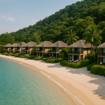 Secluded vibe at a private retreat accessible only by boat or hidden location